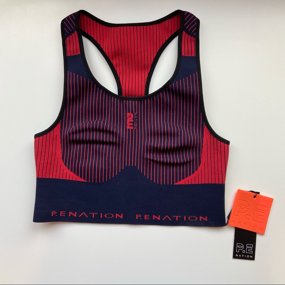 NEW P.E. Nation Anchor Defense Sports Bra